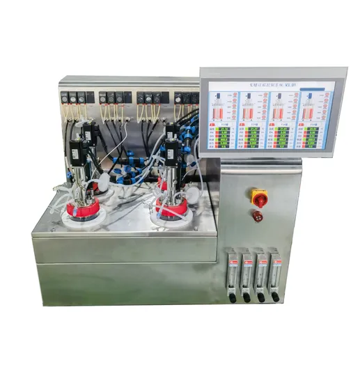 Microaerobic Fermentation Glass Fermenter with Clamshell Peristaltic Pump