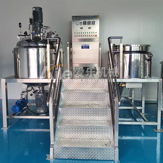 Cosmetic Vacuum Liquid Cream Homogenizer Emulsifying Mixer