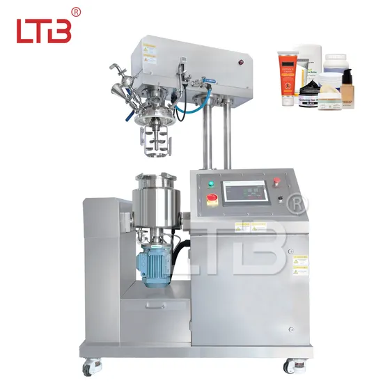 High Quality Cosmetic Cream Making Machine Stainless Steel Heating Jacket Cosmetic Cream Ointment Paste Mixing Equipment High Shear Homogenizer Reactor