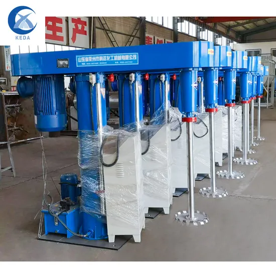 Industry High Speed Hydraulic Lifting Liquids Mixer Paint Equipment Machine