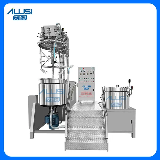 Vacuum Emulsifying Mixer Machine Liquid Soap Cosmetic Cream Homogenizing Tank