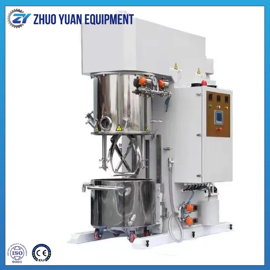Powerful and Efficient Glass Adhesive Mixing Double Shaft Mixer