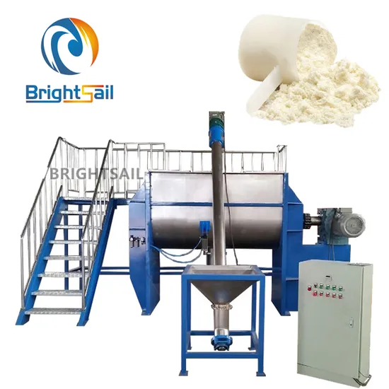 Ribbon Mixer for Food Wheat Powder Blending Machine Seasoning Flour Blender From Brightsail