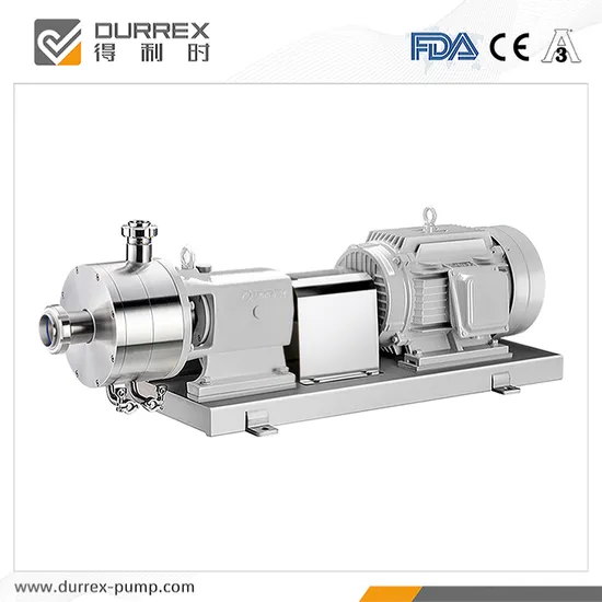 Durable Washing Powder Slurry Emulsion Pump