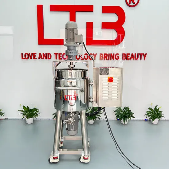 LTB Machinery Chemical Mixing Equipment Liquid Soap Shampoo Homogenizer Lotion Facial Cleanser Detergent Mixer Stainless Steel Agitator Tank