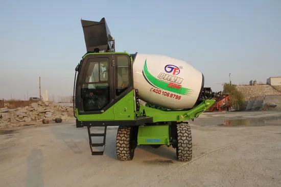 Sqmg Self Feeding Mobile Cement Mixing 2.6m Self Loading Mixer Truck