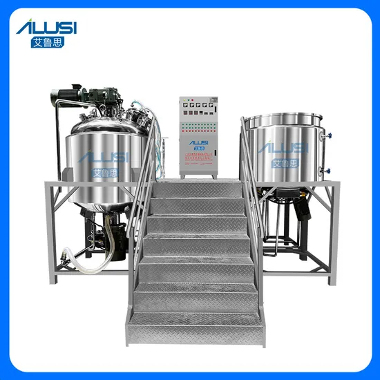 Ailusi Higher Shear Homogenizer Machine High Efficiency Vacuum Emulsifier Machine