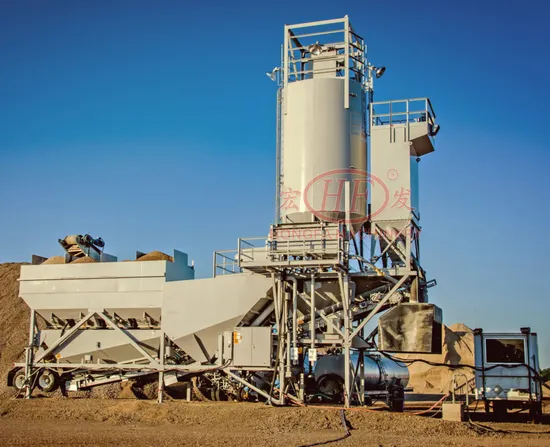 60m3 Concrete Batching Plant Concrete Mixer Plant Mobile Portable Concrete Mixing Plant for Construction