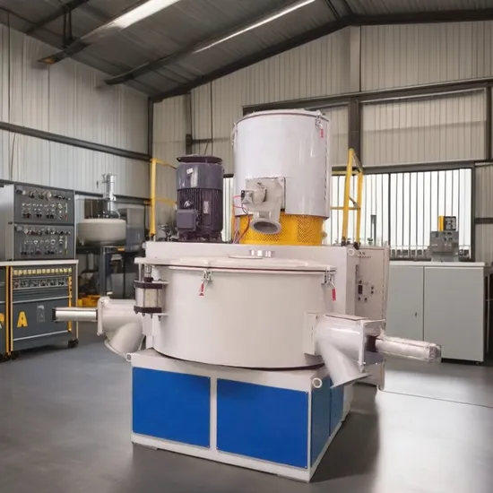 Horizontal Vertical Heating Cooling PVC UPVC Powder Raw Material Mixer Plastic Blender Hot and Cold Mixing Machine High Speed Mixer