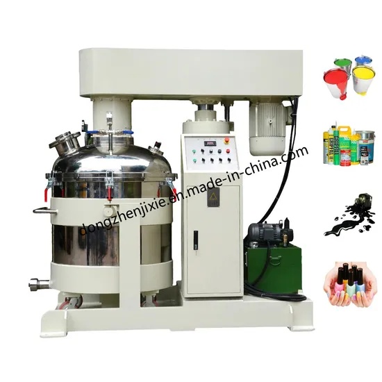 Dzjx Multifunctional Hydraulic Lift Vacuum Custom Mixing Tank 500L Dispersing Mixer Machine