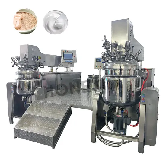 Hone Vacuum Mixing Equipment Mayonnaise Production Line Emulsifying Emulsifyier Mixer Machine