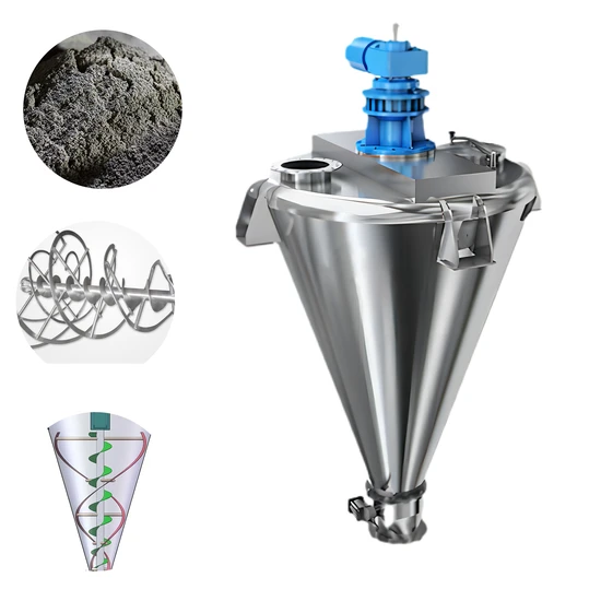 Heavy-Duty Double Ribbon Mixer with Tailored Customization Options