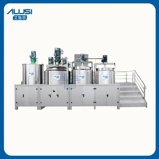 100L-5000L Stainless Steel SUS316L Toothpaste Disperser Mixer Making Machine Pump Gear Agitator Tank Production Line