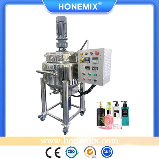 Hone Daily Use Hand Sanitizer Making Machine/30- 100L Movable Homogenizer Mixer for Small Factory