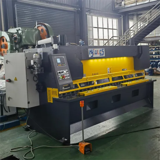 CNC Hydraulic 6000mm Guillotine Metal Guillotine Shear CNC E21s Guillotine Shearing Machine