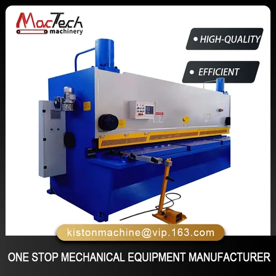 Guillotina Metal Sheet Cutting CNC Hydraulic Swing Beam Shearing Machine