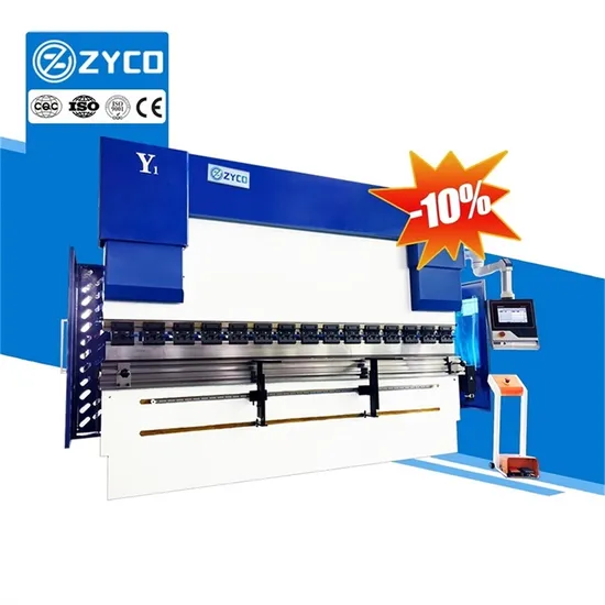 We67K 80t 2500 Da66t 6+1 Axis ISO CNC Sheet Metal Bending Machine