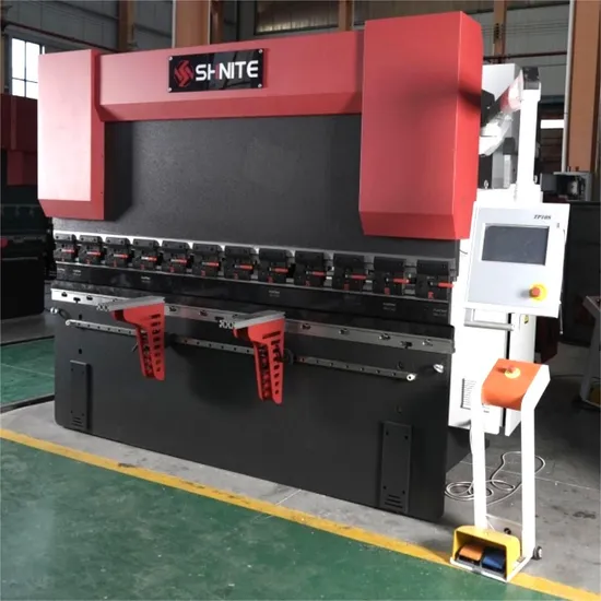 Shinite CNC Press Brake 6 Axis 130t/3200 Hydraulic Sheet Metal Bending Machine Da66t 3D Controller with Back Gauge