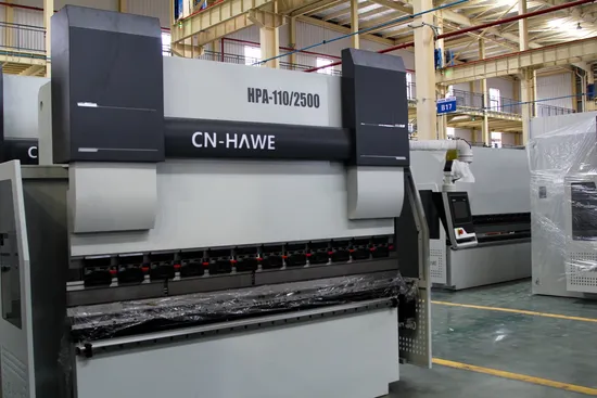 Low Noise Operation Hpa Series Electro-Hydraulic Servo Press Brake 110t/2500