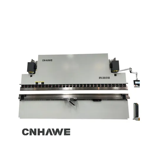 Industrial Machine Hpe CNC Press Brake 300t6100mm 4+1/6+1/8+1 Axis Delem Da53t Hydraulic Sheet Metal Bending Machine.