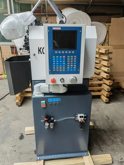 Metal Spring Machinery for Gas Spring & Clock Spring with KCT-8C 2 Axis 0.15~0.8mm Spring Making Machine & Torsion Spring Machine