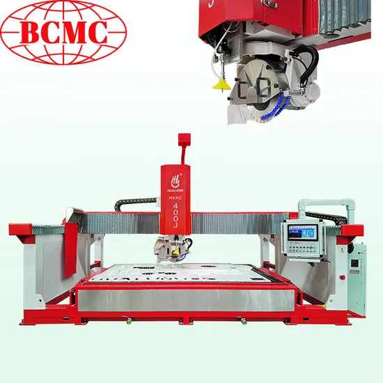 2025 Bcmc Stone Machinery Italian Esa System CNC Granite Marble Water Jet Cutting 5 Axis Bridge Saw Jet Sawjet for Countertop Italy Machine High Quality