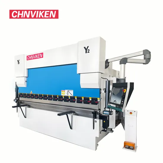 Viken Hot Cakes CNC Press Brake We67K 100t 3200mm with Da66t Controller System for Sheet Metal Bending in Aircraft Manufacturing