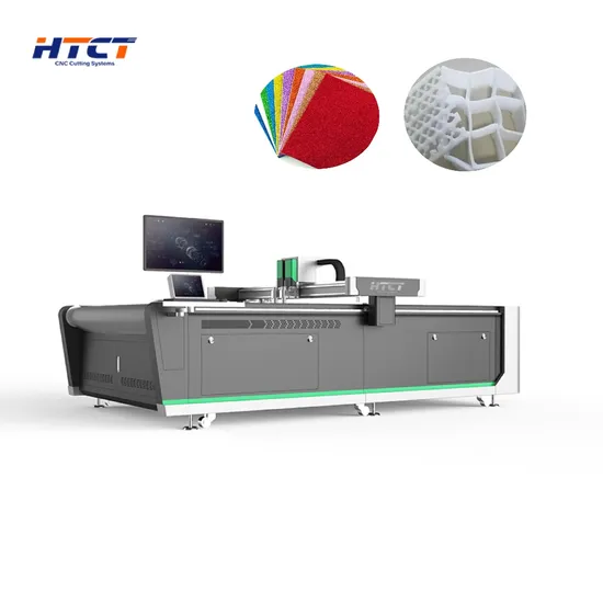 China Best Selling Composite Materials Industry PVC EVA Foam Sponge Vibration Knife Cutting Machine