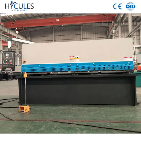 E21s QC12K 8*3200 Hydraulic CNC Bending Machine Swing Beam Shearing Machine