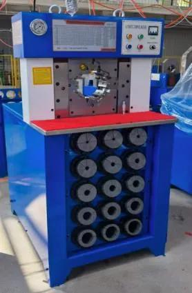 Strongflex Hydraulic Hose 4sp Button CNC Touch Screen Crimping Machine