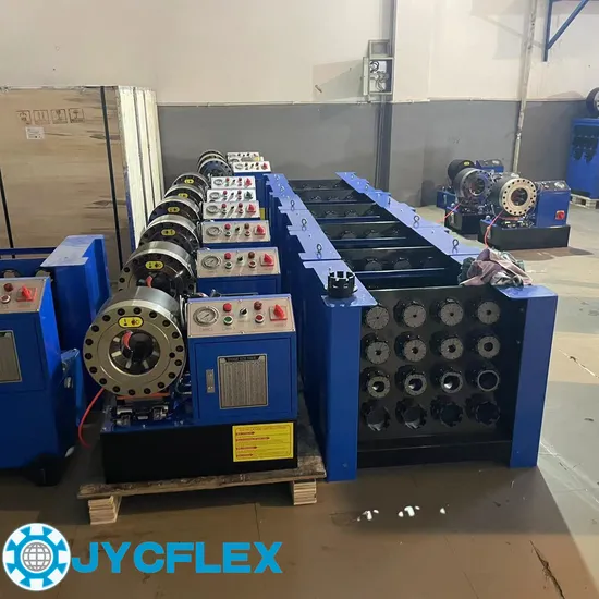 CE Certification AC Line Crimper Tool High Pressure Hydraulic Hose Crimping Machine