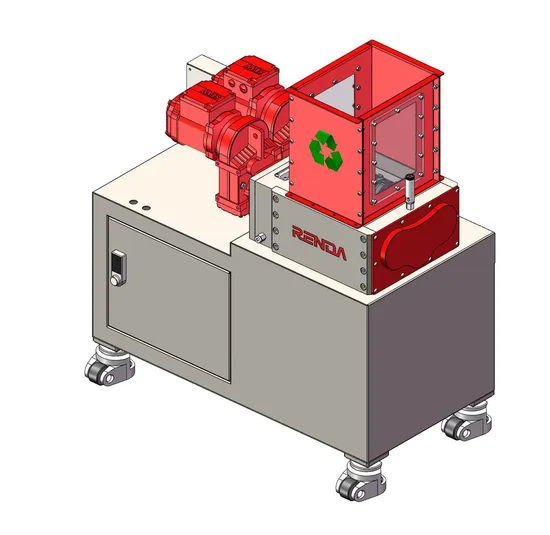 Renda 3 Shafts Model Mini Tri-Axis Shredder Crusher Recycling Machine for Home Use 220V
