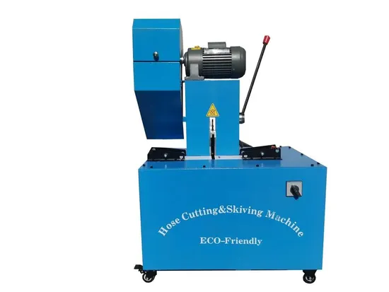 CE Certificate Smokeless Environmental-Friendly up to 2 Inch Hose Hydraulic Rubber Hose Cutting and Skiving Machine
