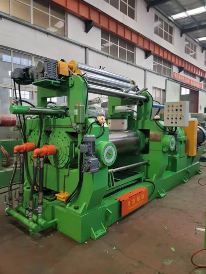 Dalian Deyu Rubber Manufacturer Two Rolls Rubber Open Mixing Mill Xk-450