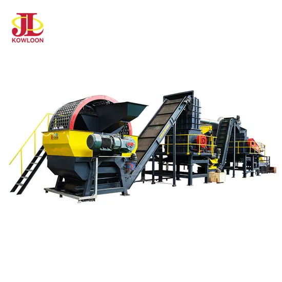 Industrial Whole Tire Shredder Tire Shredding machine Rubber Crusher Tyre Recycling Machinery