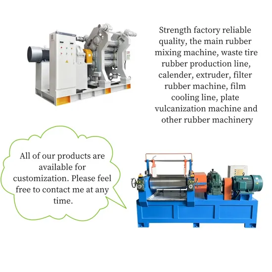 The Refiner Removes Recycled Rubber Impurities From The Solid Vulcanized Tire