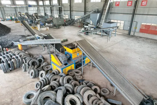 Proficient Waste Tire Rubber Recycling Machine with Crusher