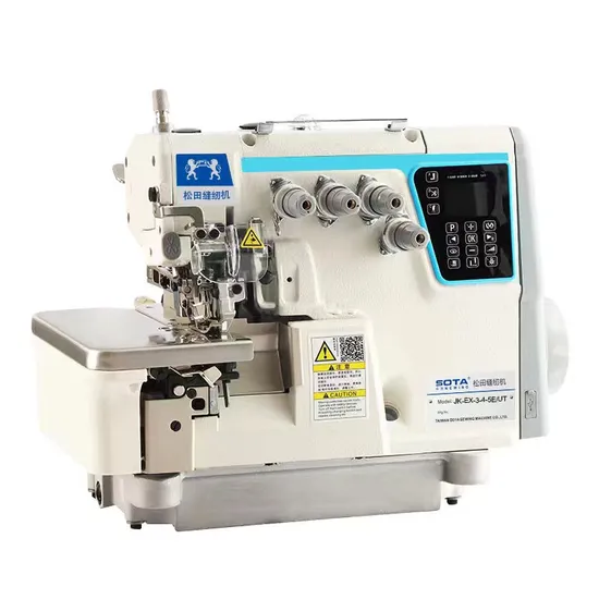 Ex Full Automatic 4 Thread Factory Price Direct Drive Overlock Industrial Sewing Machine