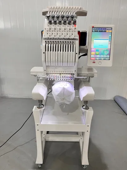 Single Head 12 Needles Goo Quality Homeuse Embroidery Machine