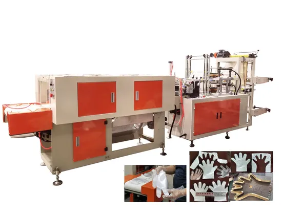 Automatic Disposable Plastic Glove Making Machine HDPE PE Production Line