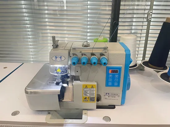 St-747e Direct Drive Electric High Speed Overlock Industrial Sewing Machine