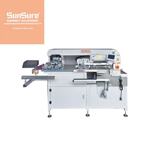 China Sunsure Automatic Pocket Attaching Sewing Unit (Pocket flap) Ss-9000at-PF