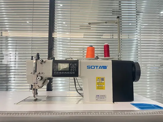 St-0308 Direct Drive Compound Feed Heavy Material Lockstitch Industrial Sewing Machine