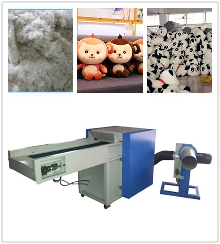 Factory Price Non Woven Fiber Wool Cotton Polyester Opening Machine Pillow Filling Fiber Loosening Machine Cotton Opener Machine