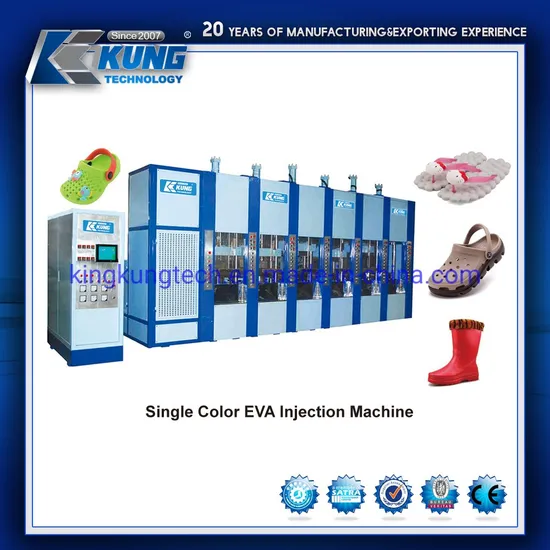 Single Color EVA Injection Machine for Slipper or Sole Shoe Making Machinery
