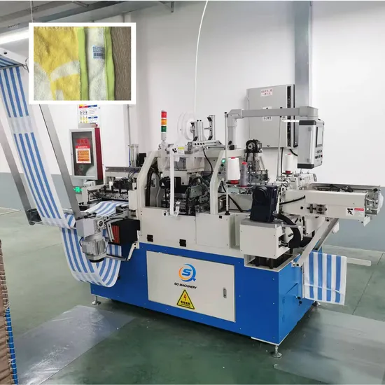 Automatic Textile Towel Fabric Hemming Machine