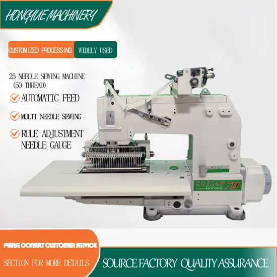 Professional 25 Needle Elastic Shirring Machine for Seamless Sewing