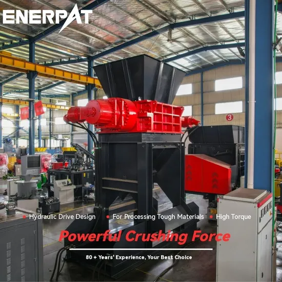 Metal Scrap Recycling Machine Crusher Machine Dual Shafts Shredder