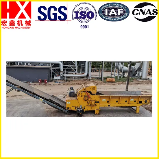 Widely Used in Biomass Pellet Plant Stable Performance Heavy Duty 15-50tph Drum Wood Chipper 160-400kw with Chain Feeding System