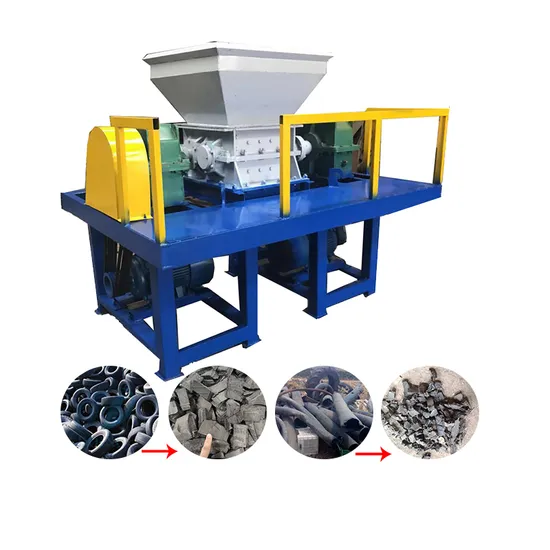 Hot Selling Dual Shaft Dual Motor Tire Metal Shredder
